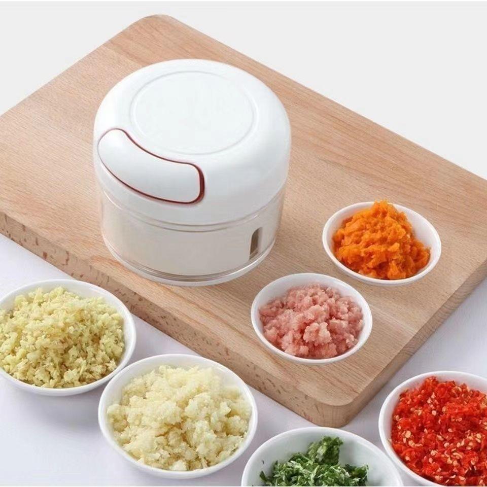 Máy xay tỏi mini kéo dây