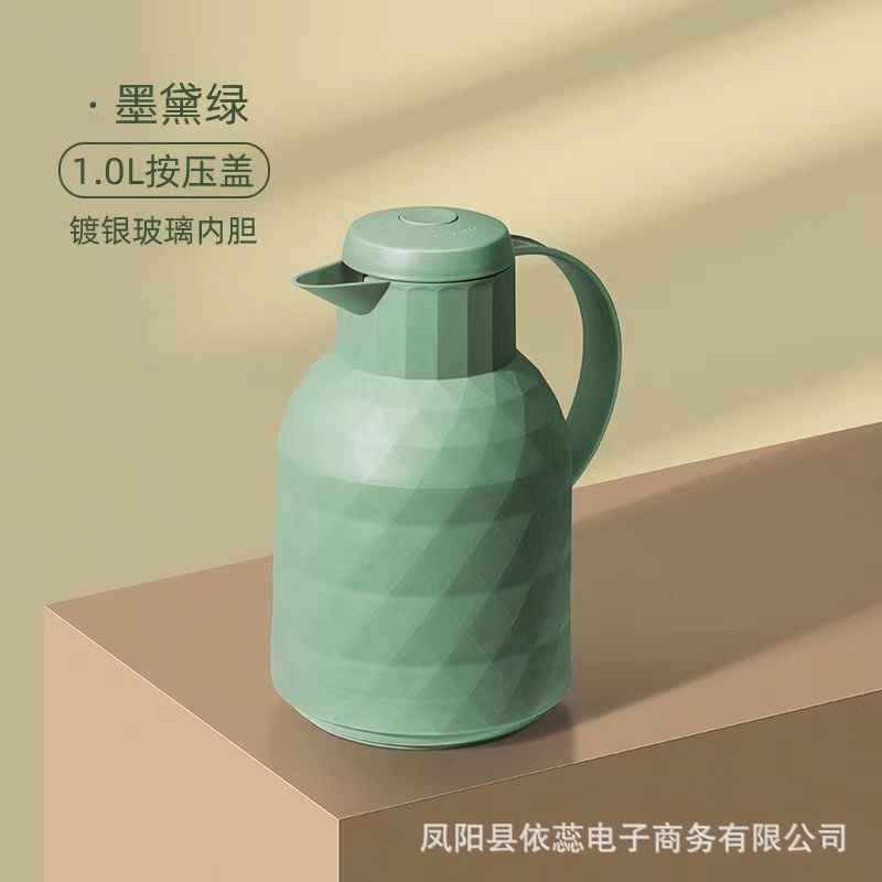 Ấm giữ nhiệt lõi thủy tinh 1 Lít