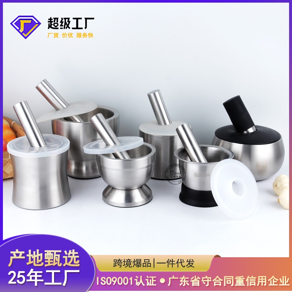 Bộ chày cối inox size 14.5cm