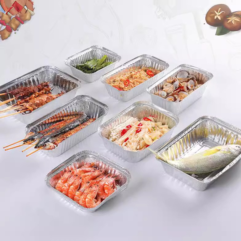 Khuôn giấy bạc chữ nhật 410ml