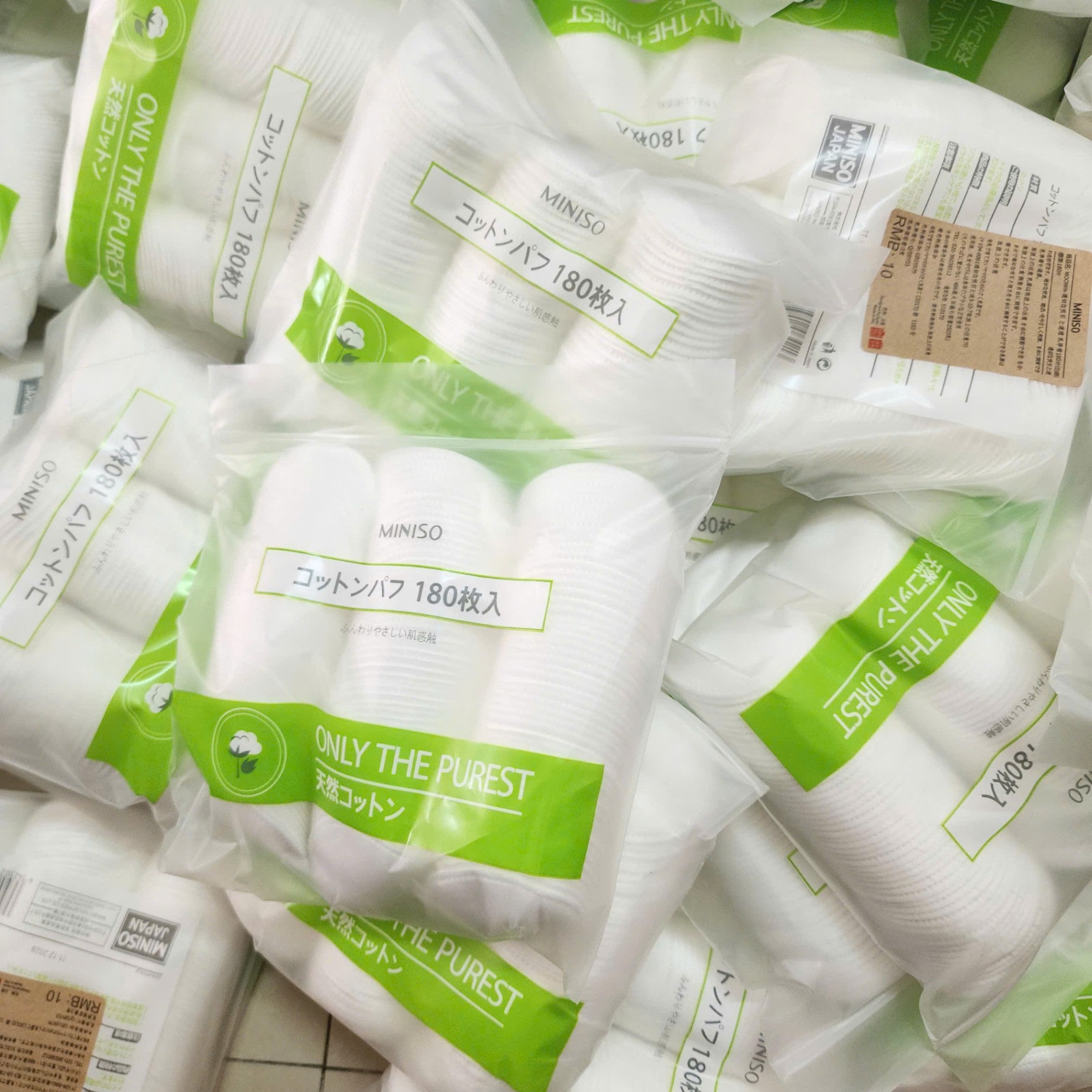 Bông tt miniso 180 miếng