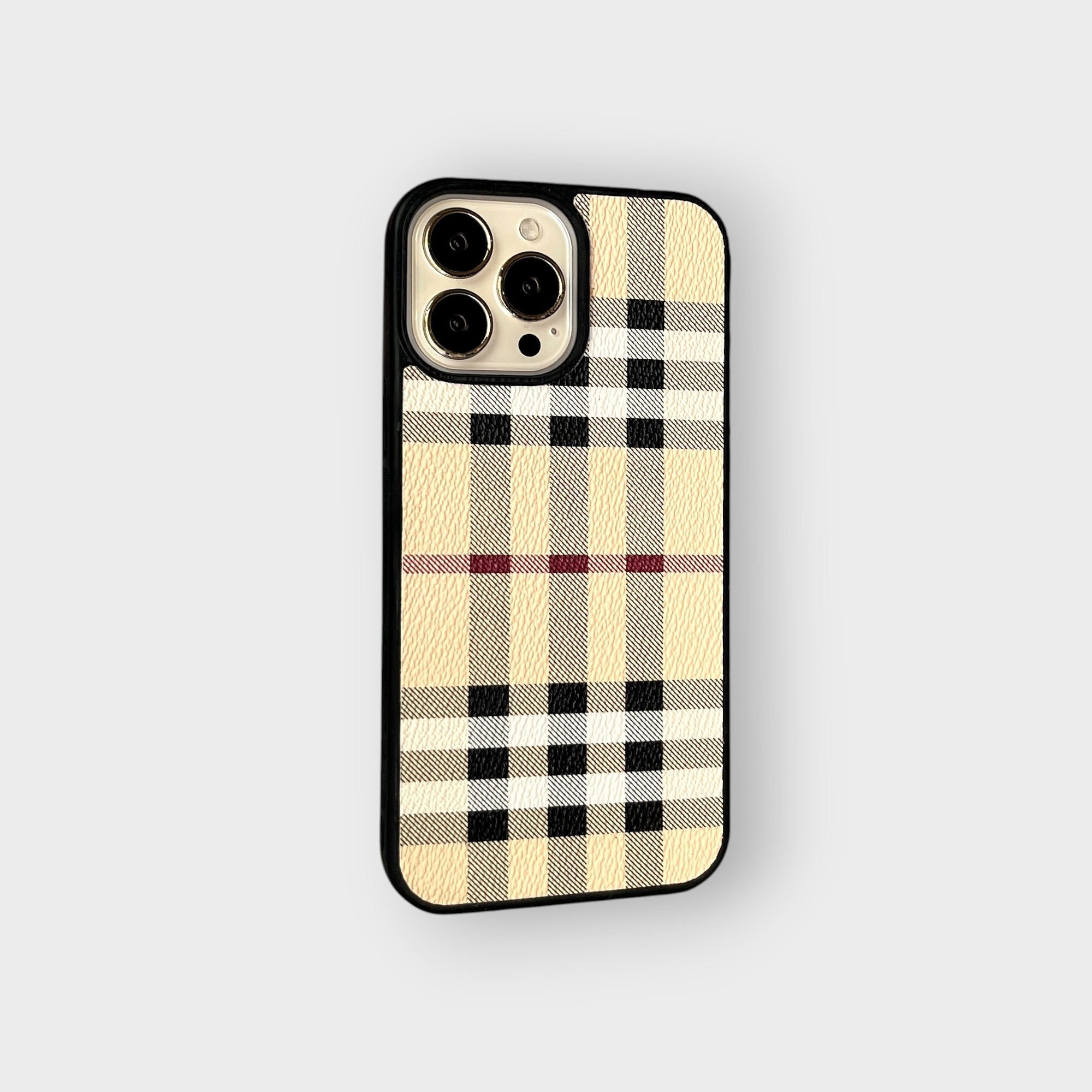 LS0139 - Ốp da thủ công viền đen - Burberry - Burberry - 13 Promax