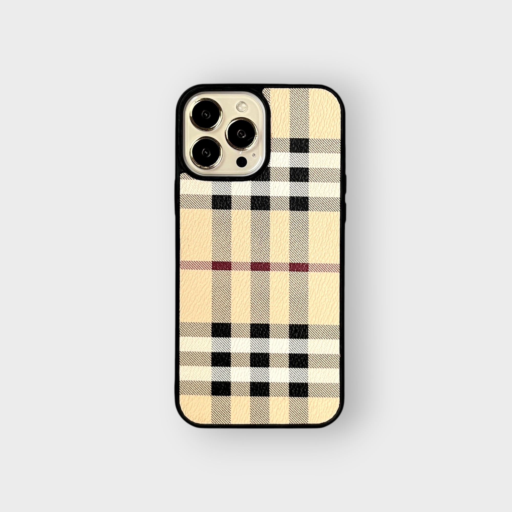 LS0139 - Ốp da thủ công viền đen - Burberry - Burberry - 13 Promax