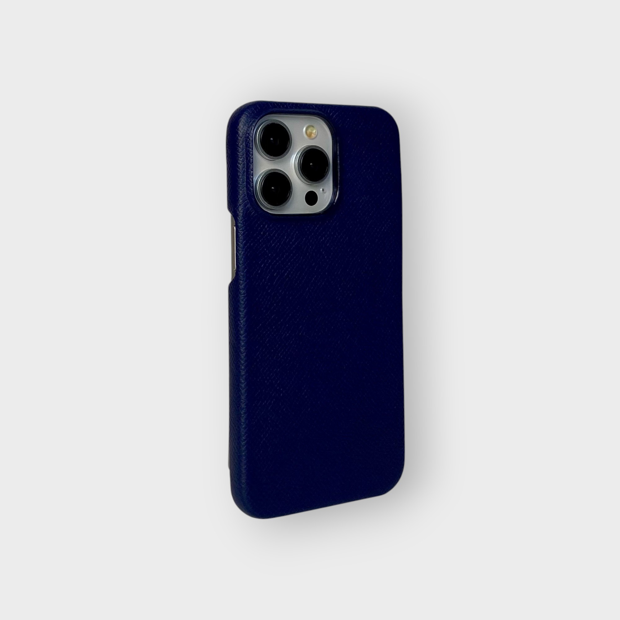 LS0216 - Ốp da thủ công viền full da - Epsom - E3 Xanh navy - 15 Promax