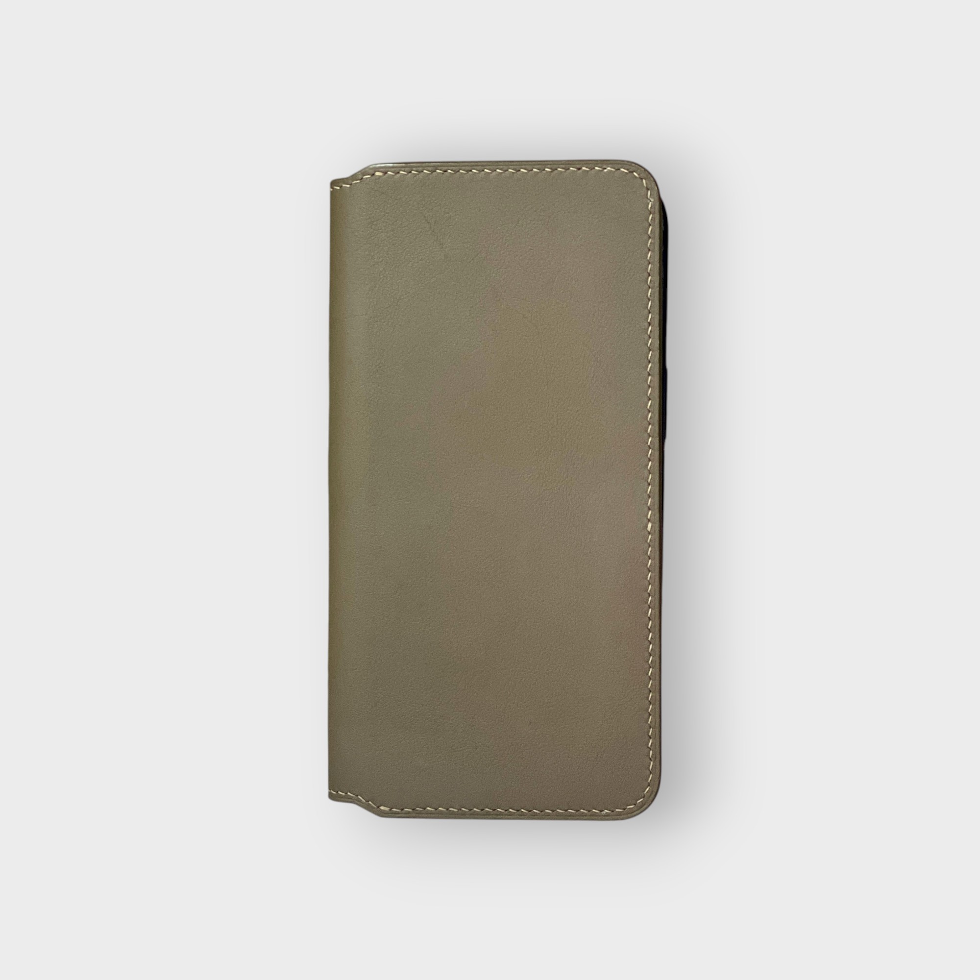 LS0246 - Bao da thủ công viền đen Flip - Swift - SW Nâu tây - 15 Promax