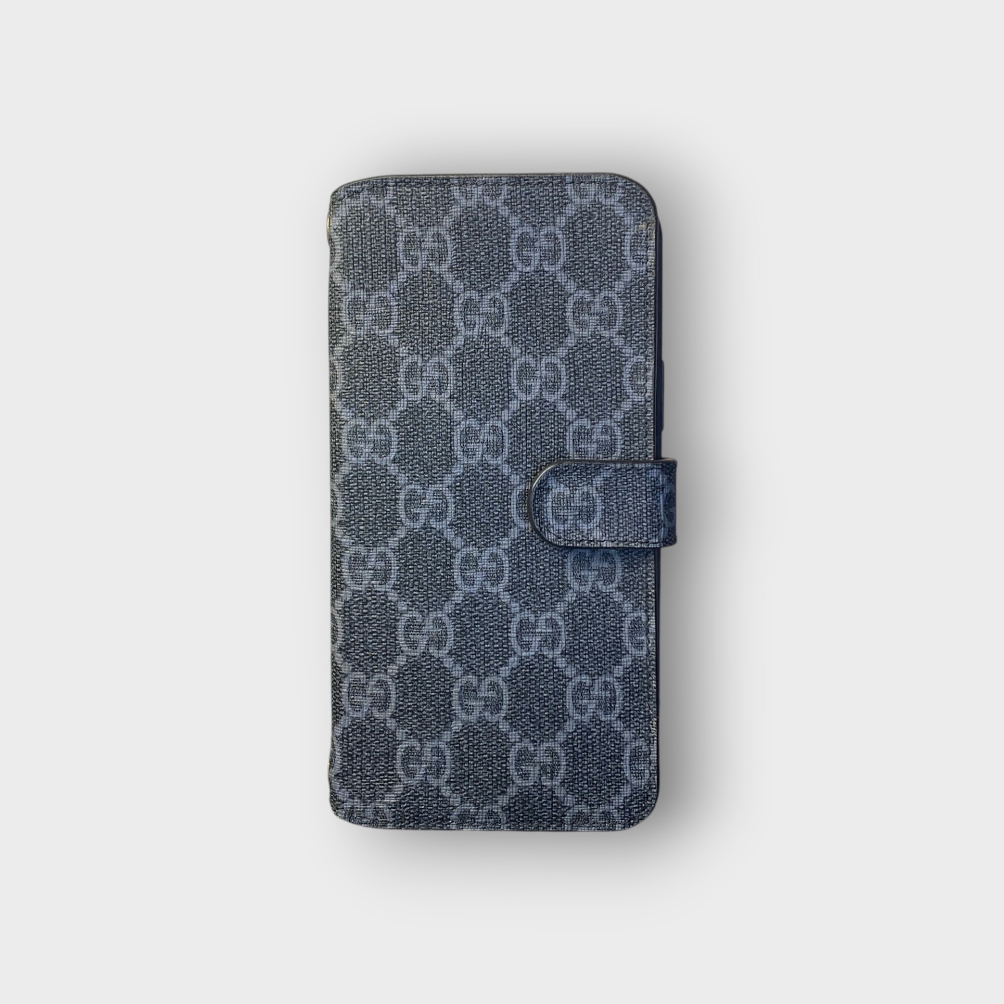 LS0625 - Bao da thủ công viền đen Flip quai cài kèm dây đeo - Gucci - Gucci Đen - 13 Promax