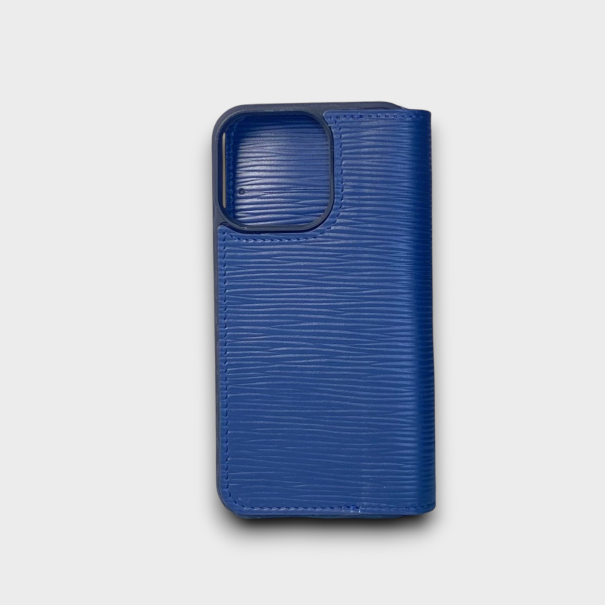 LS0879 - Bao da thủ công viền đen Flip - EPI - EPI Xanh navy - 13 Pro