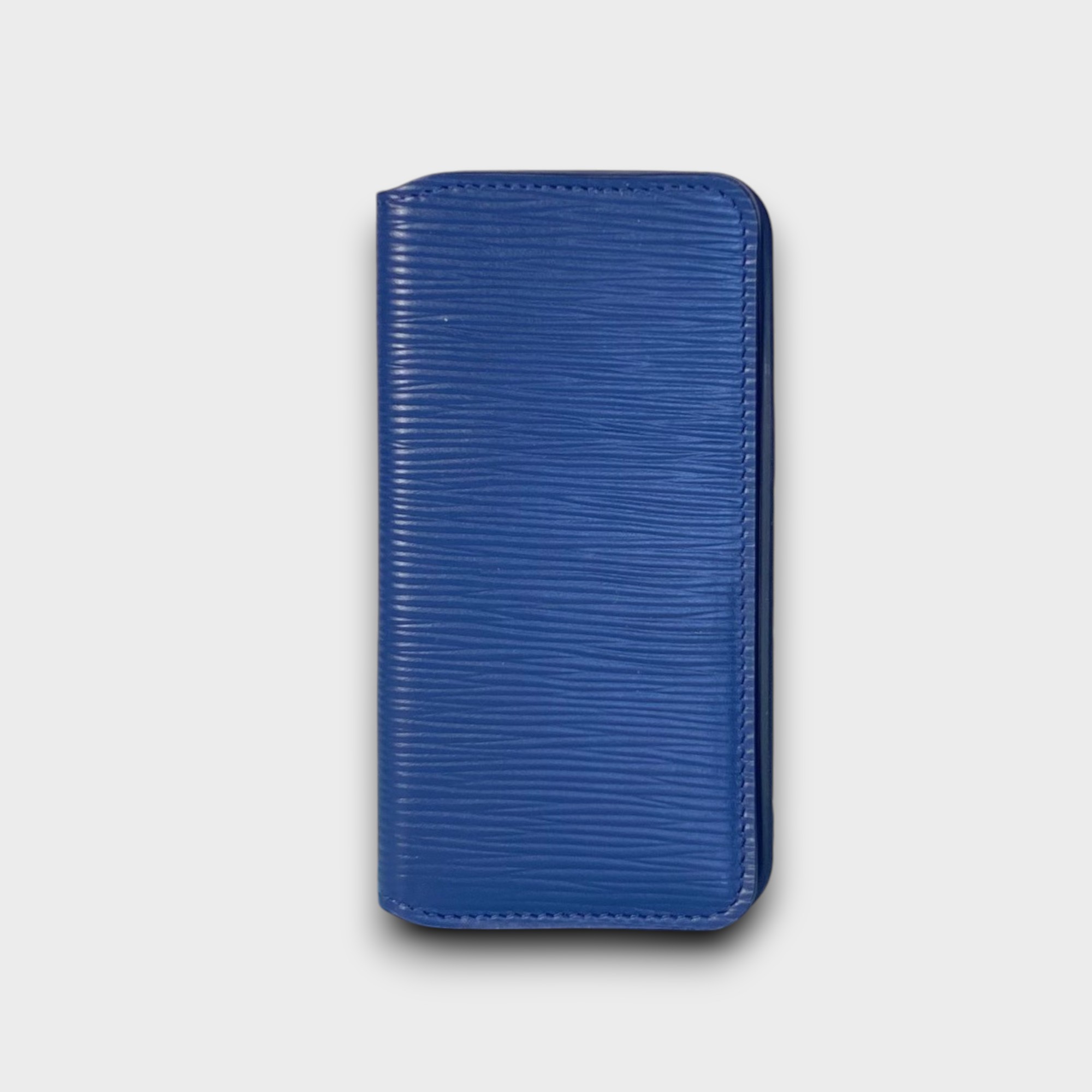 LS0879 - Bao da thủ công viền đen Flip - EPI - EPI Xanh navy - 13 Pro
