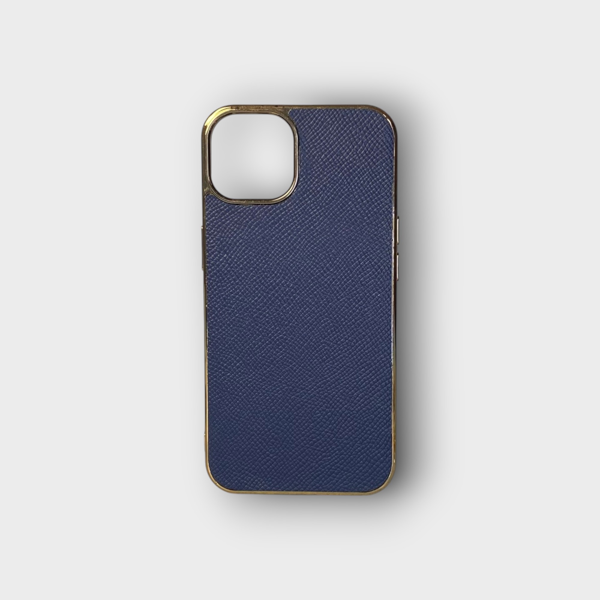 LS0912 - Ốp da thủ công viền gold - Epsom - E3 Xanh navy - 13