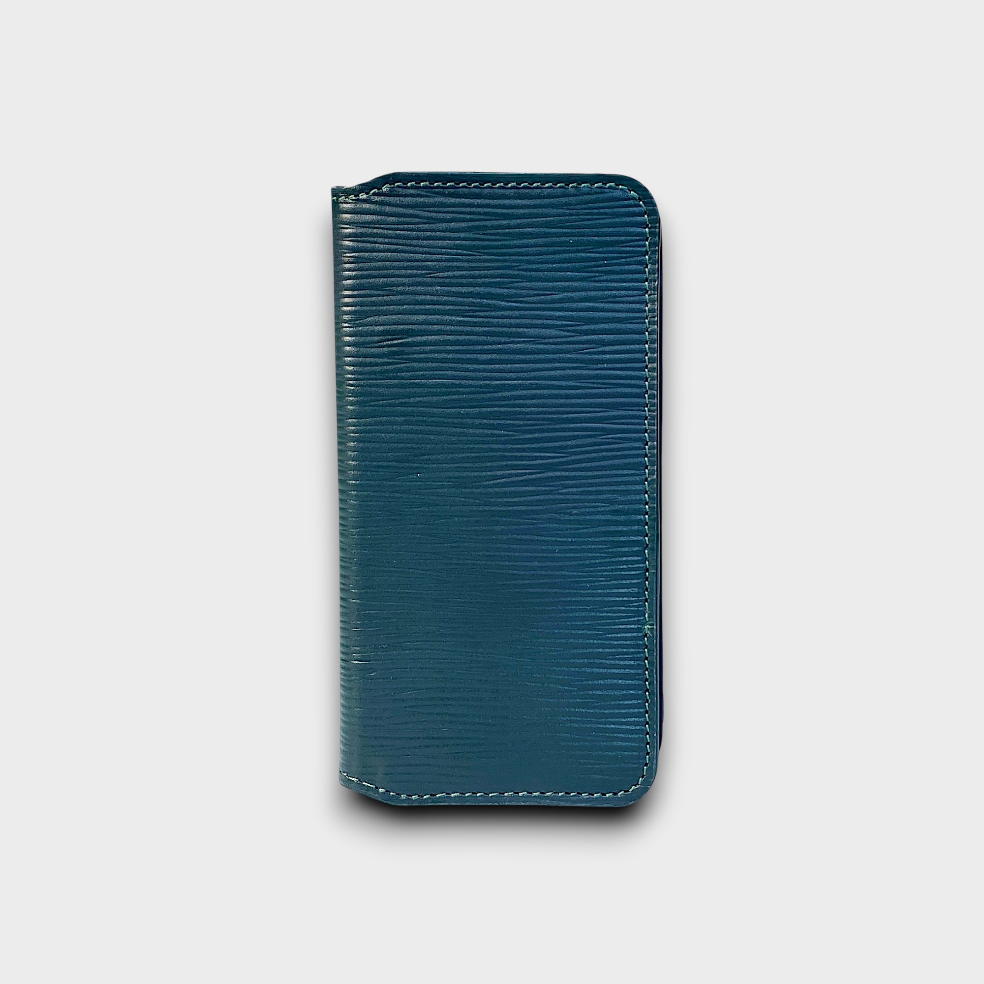 LS0960 - Bao da thủ công viền đen Flip - EPI - EPI Xanh rêu - 13