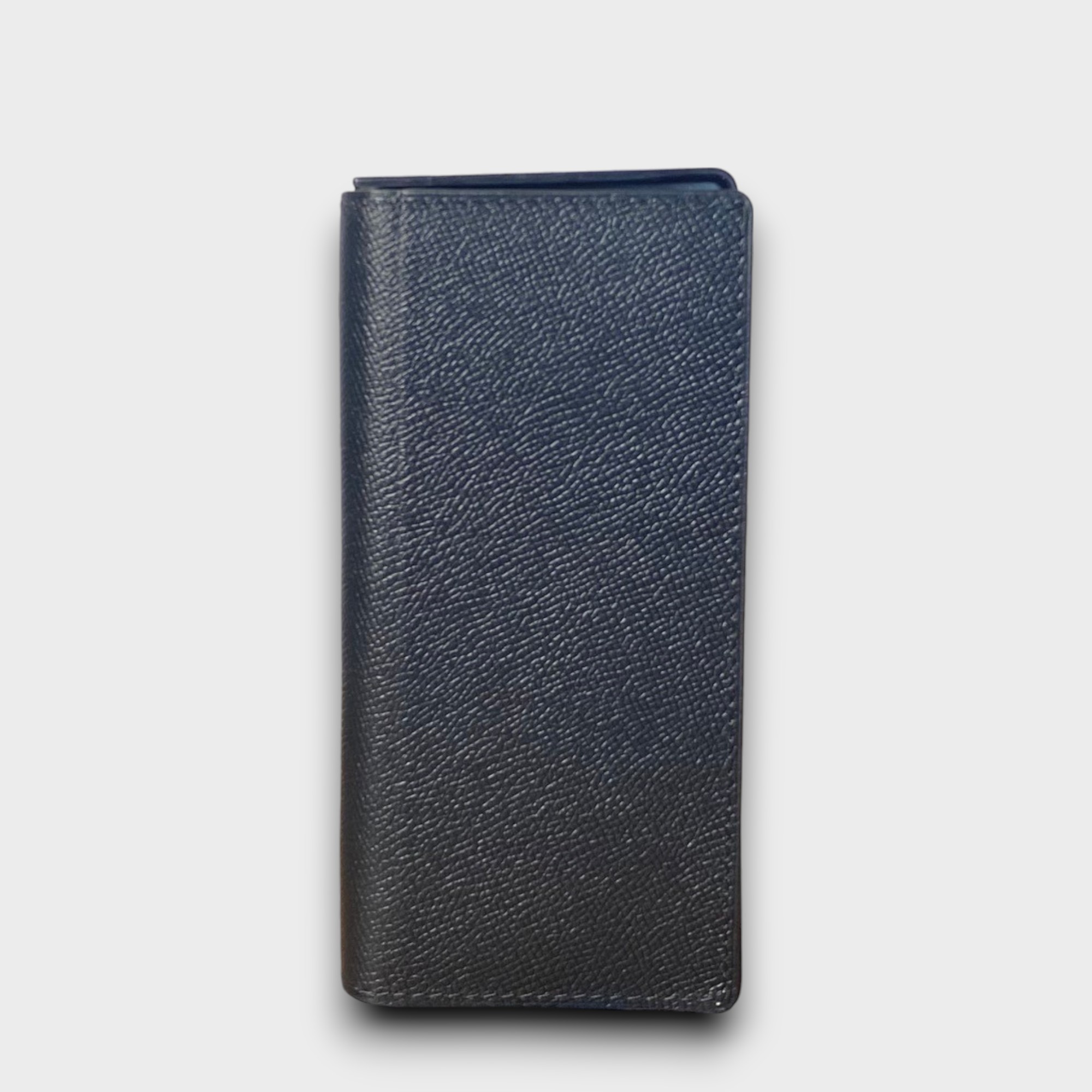LS1479 - Bao da thủ công viền đen Flip - Epsom - E1 Đen - Z Fold 7