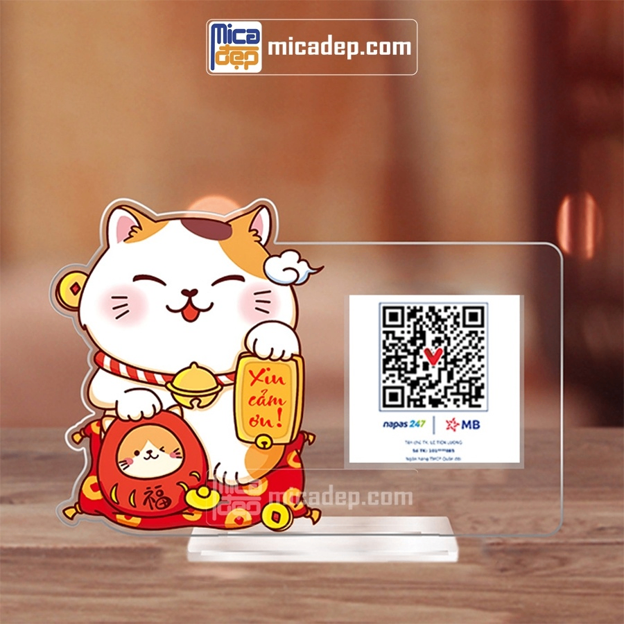 Xưởng Gia Công Menu Mica QR Code Để Bàn Chất Lượng Giá Rẻ