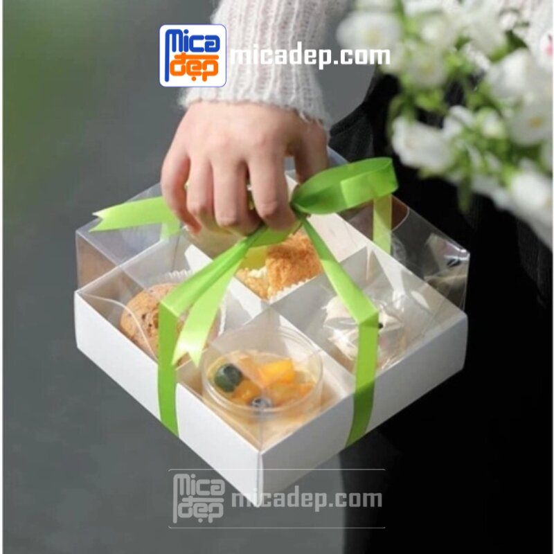 Hộp Mica Đựng Bánh Sinh Nhật 1 Tầng Giá Xưởng