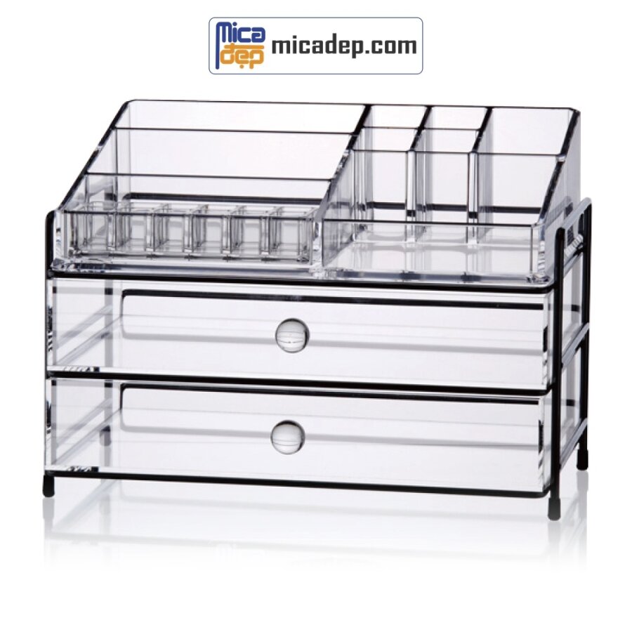 Chất liệu kệ mica đựng mỹ phẩm tốt