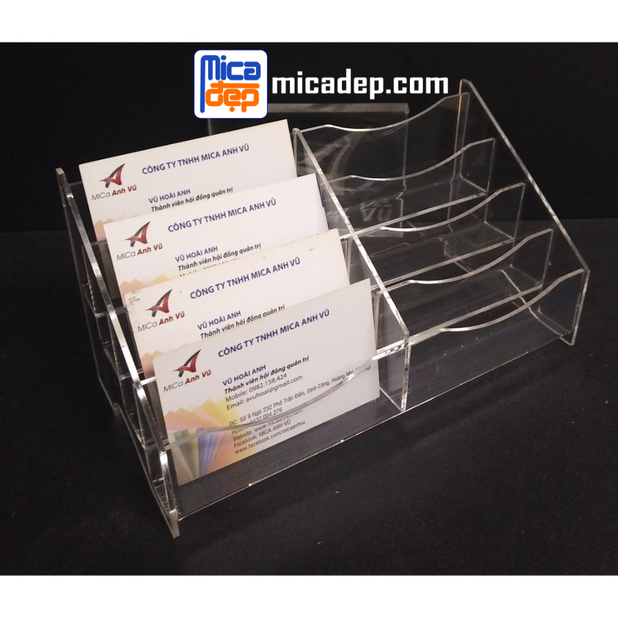 Chọn hộp mica đựng name card phù hợp