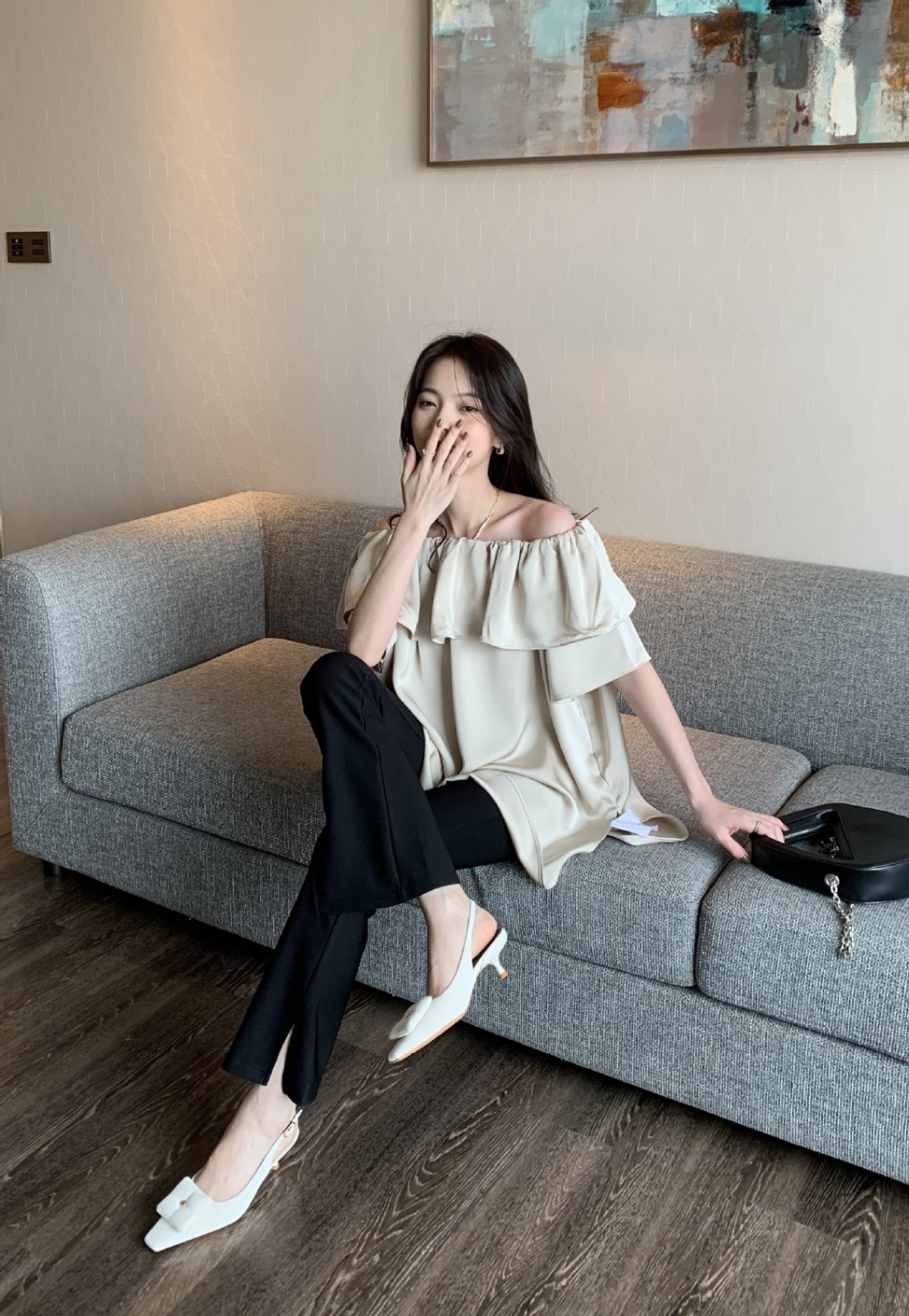 23G101 - Giầy 137 Cao gót nữ da mềm nOneuf.studio