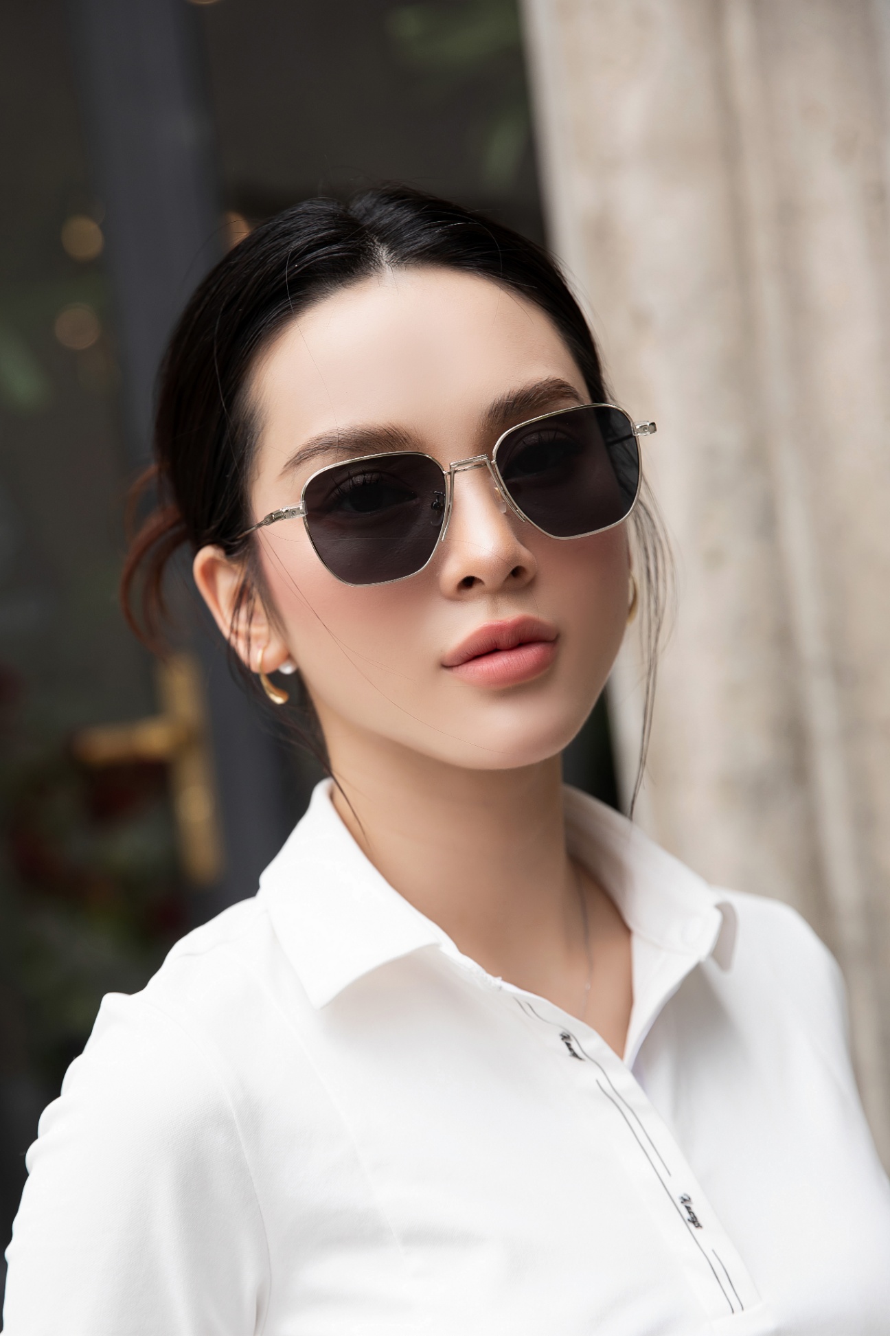 22K107 - Kính 107 Bạc đen nOneuf.studio - 0820
