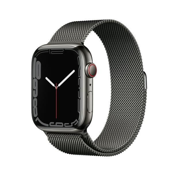 Apple Watch Series 7 45mm GPS + Cellular Graphite Stainless Steel with Milanese Loop –Used