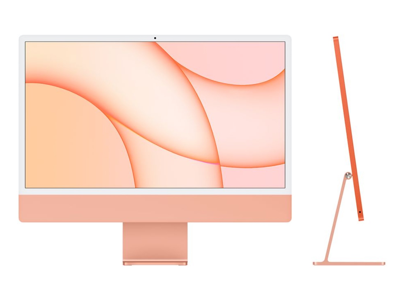 iMac 24inch 4.5K Retina 2021 Orange (M1-8Core GPU/8/256) - Likenew