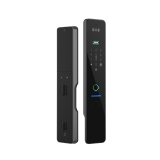 P31 Khóa vân tay cửa gỗ, Faceid nhận diện khuôn mặt