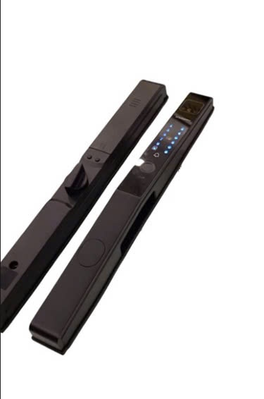 P184 Khóa vân tay, nhận diện khuôn mặt cửa nhôm cảm biến tự động