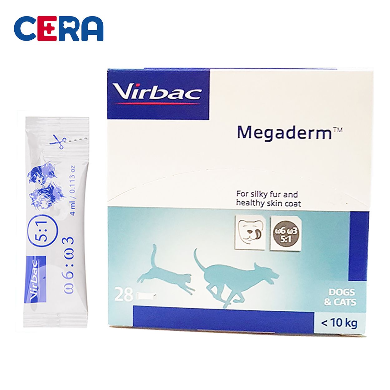 Gel Dinh Dưỡng Nuôi Đẹp Da Và Lông - Virbac Megaderm 1 gói