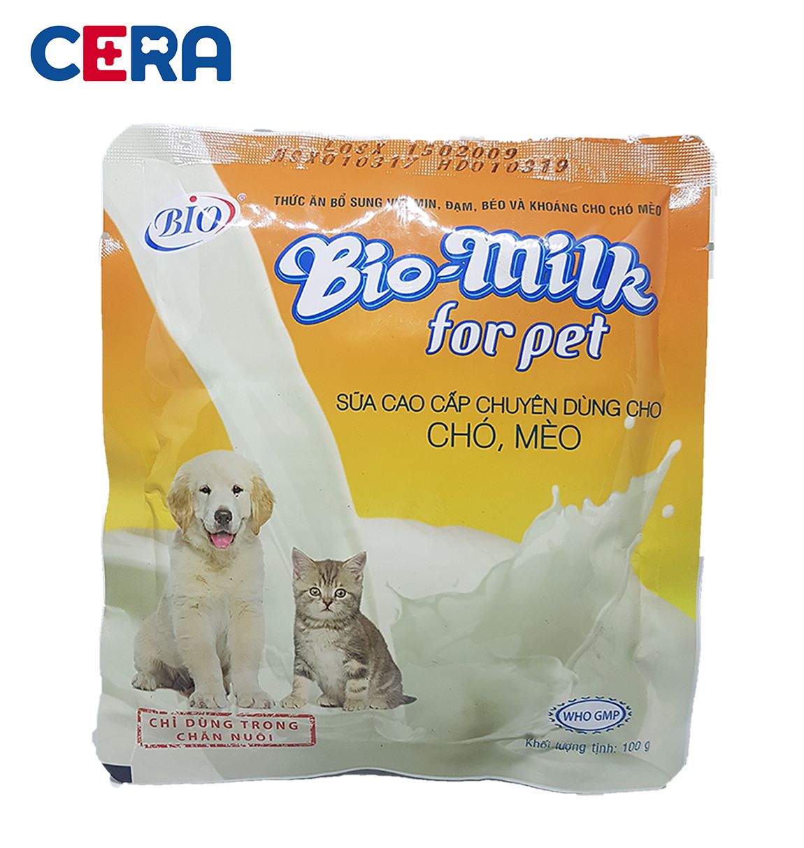 Sữa Cho Chó Mèo - Sữa cho thú cưng - Bio Milk 1 gói