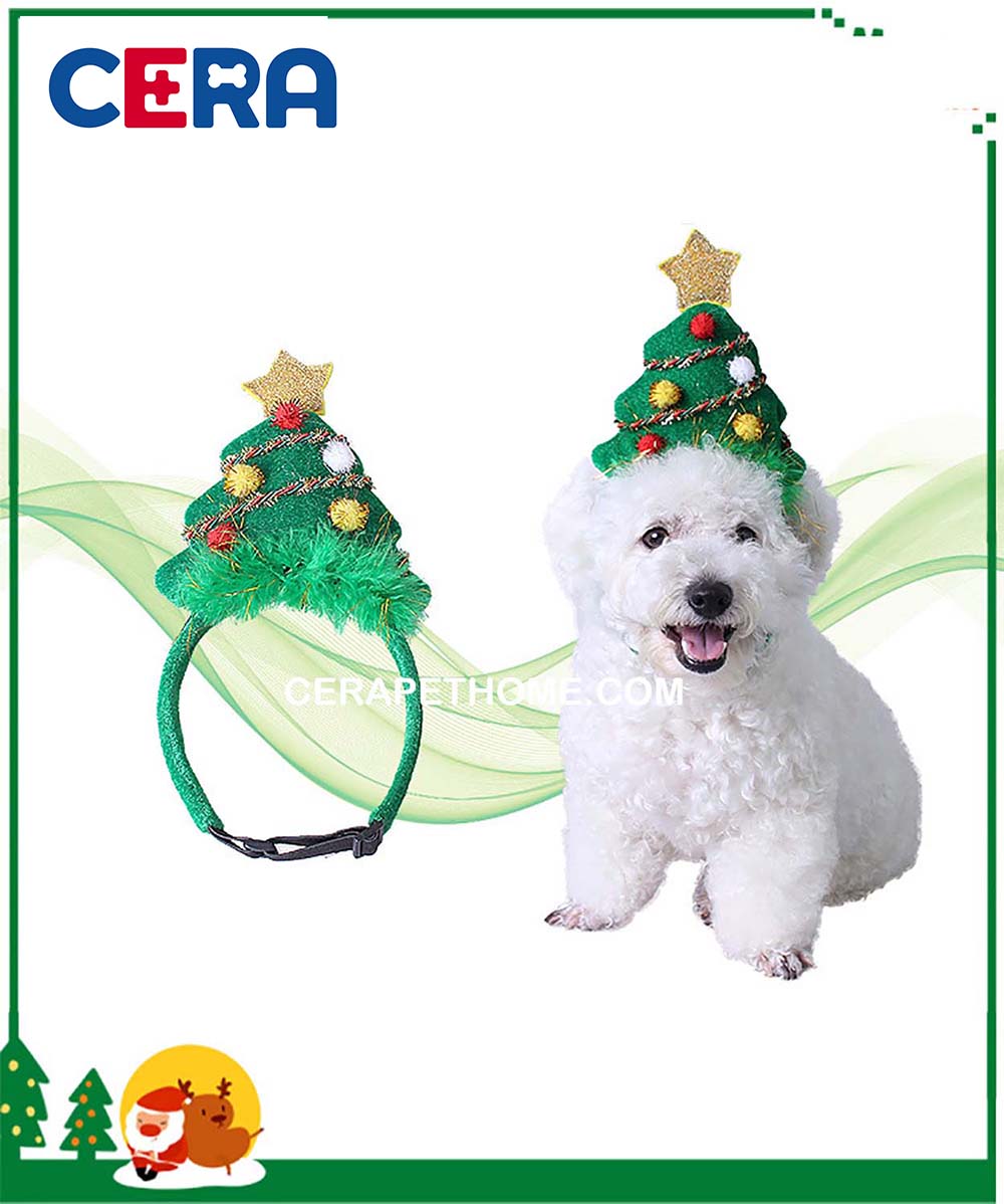 Lược Cài Cây Thông Noel Xanh - Lược cài Noel 001