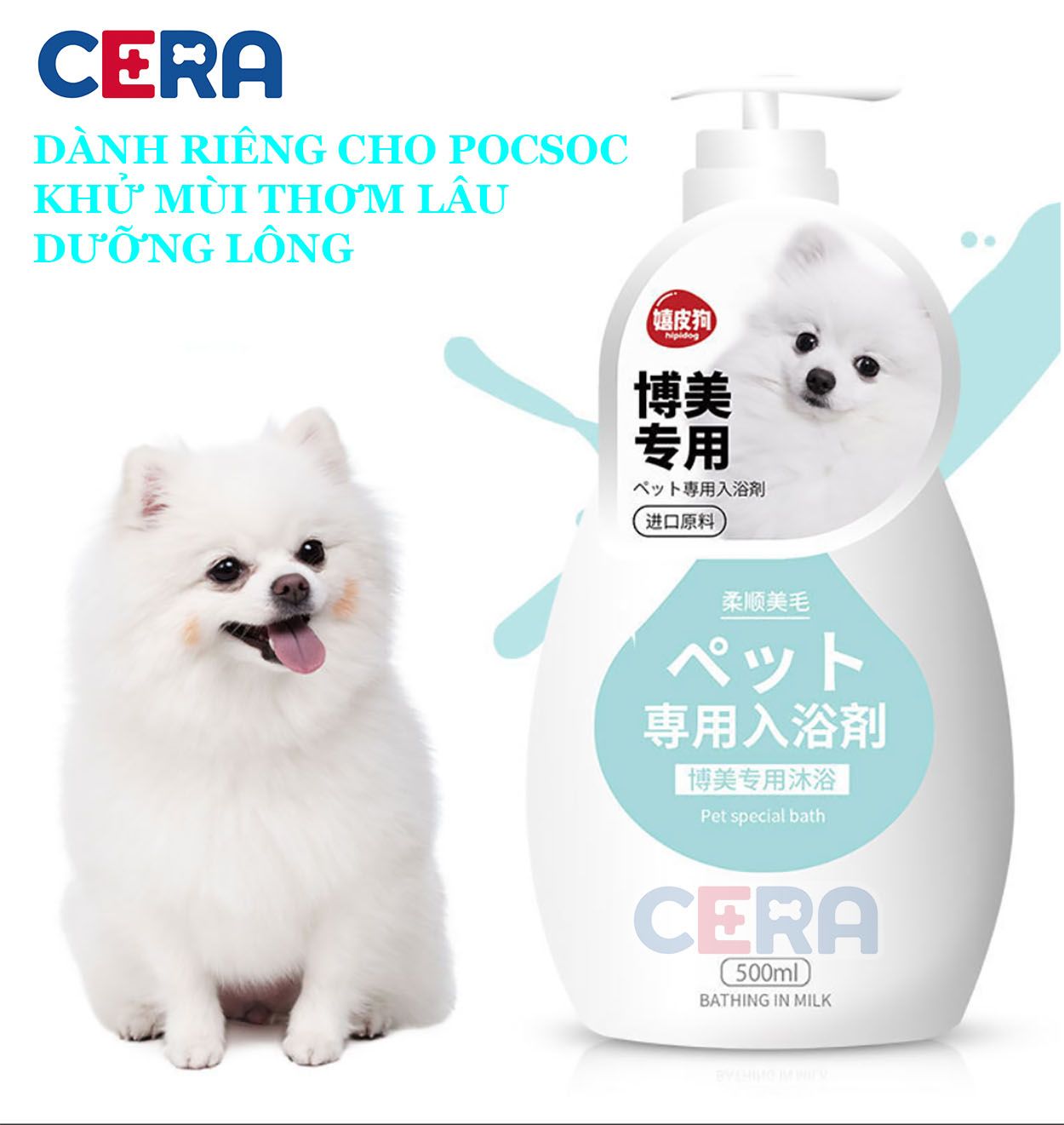 Sữa Tắm Nước Hoa Cao Cấp Cho Chó Pocsoc 500ml