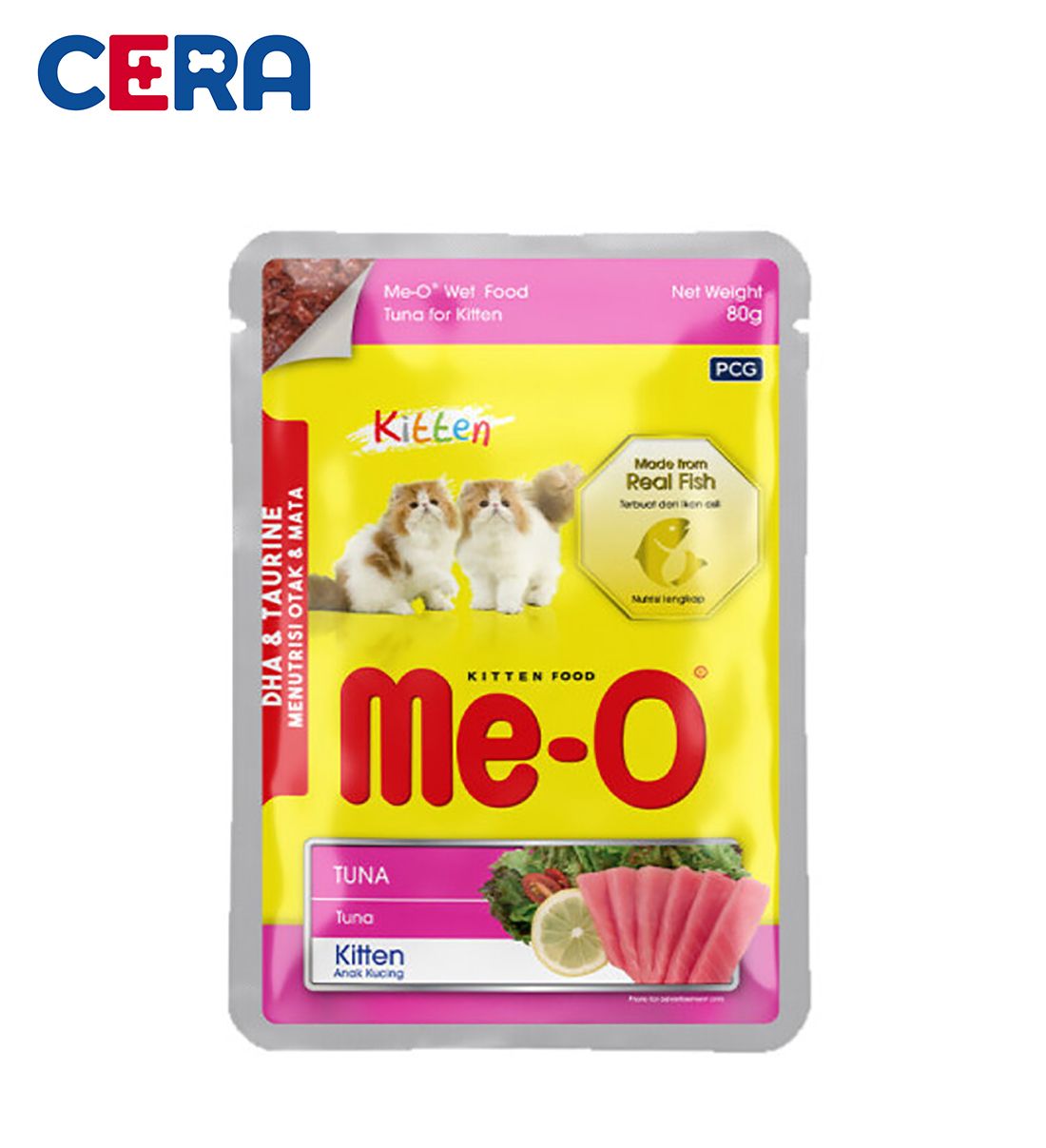 Pate Cho Mèo Con -Pate Me-o Kitten 80g (Hộp 12 gói x 80g)