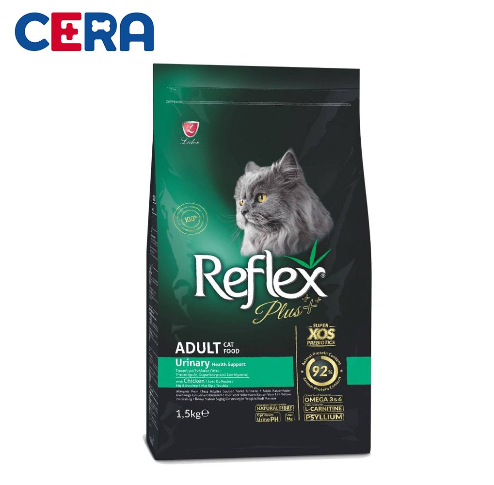 Thức Ăn Hạt Dành Cho Mèo Sỏi Thận - Reflex Plus Adult Cat Food Urinary Chicken (1,5kg)