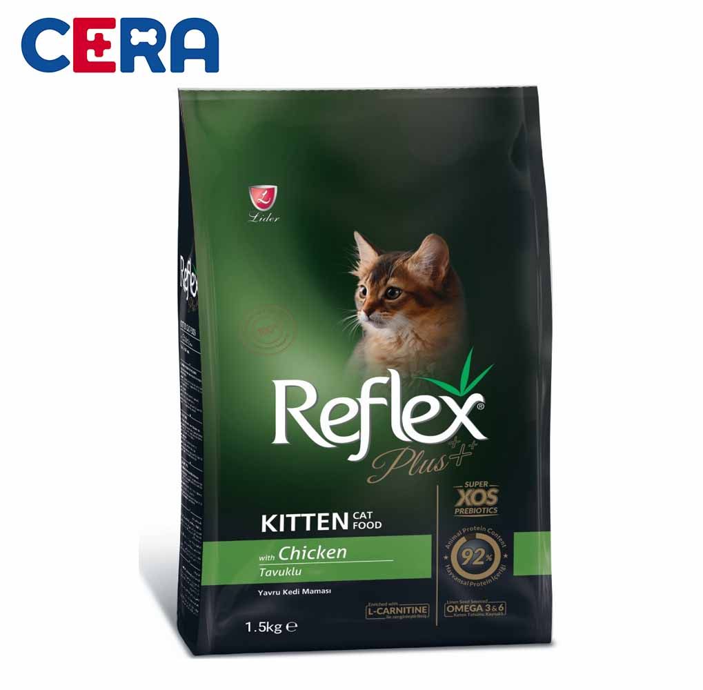 Thức Ăn Cho Mèo Con Thịt Gà 1,5 Kg - Reflex Plus Kitten Food Chicken