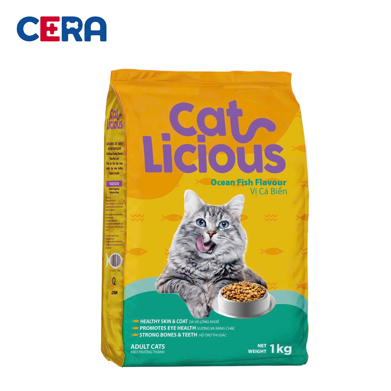 Thức Ăn Hạt Dinh Dưỡng Cho Mèo - Cat Licious 1 Kg