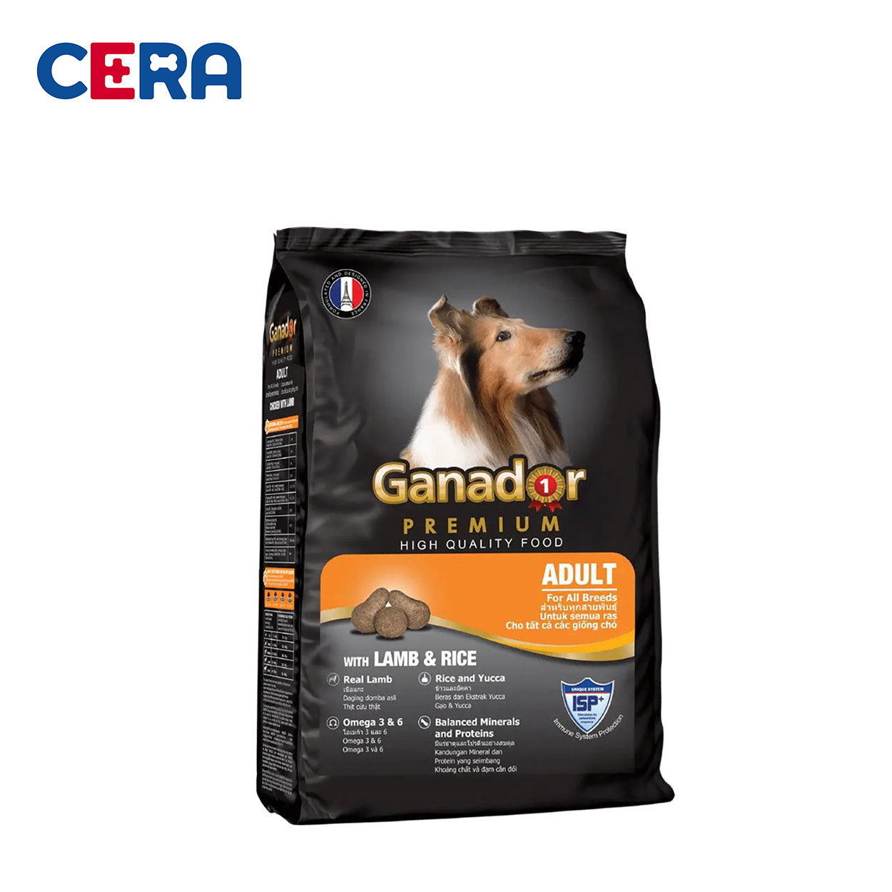 Thức Ăn Chó Lớn Vị Thịt Cừu Và Gạo - Ganador Adult