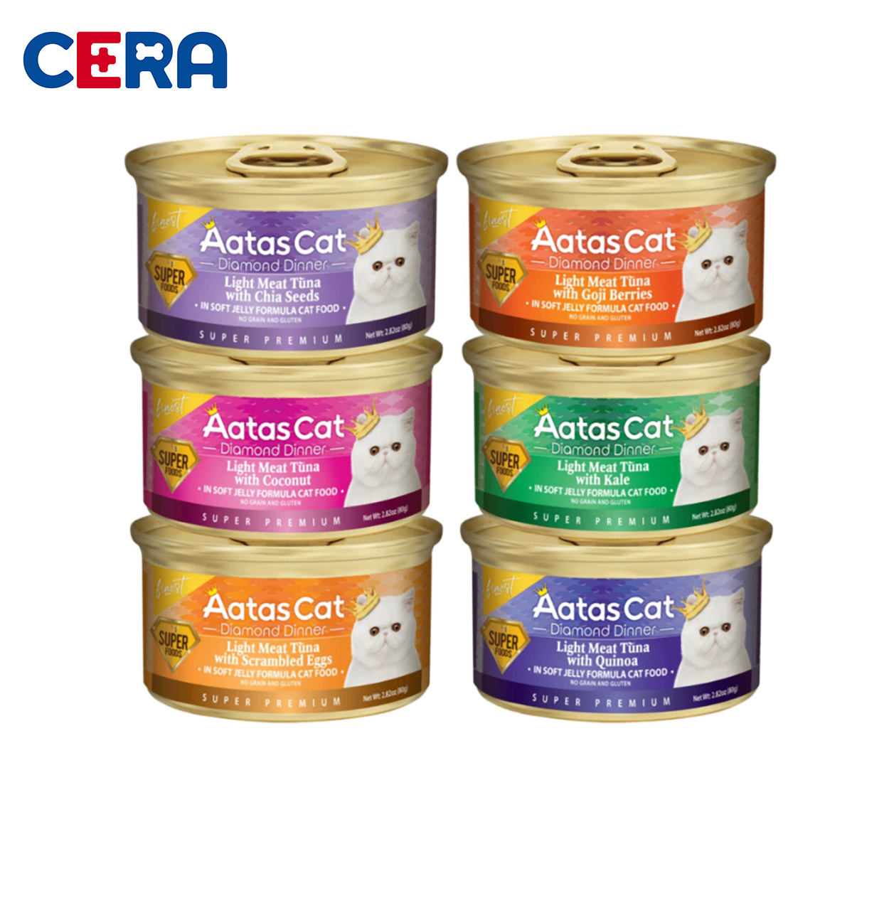 Pate Chức Năng Cho Mèo - Pate Aatas 60gr Nhiều Vị
