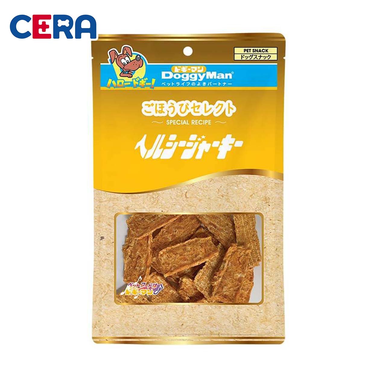 Snack - Bánh Thưởng Cho Chó Miếng Gà Sấy - Doggy Man 90g