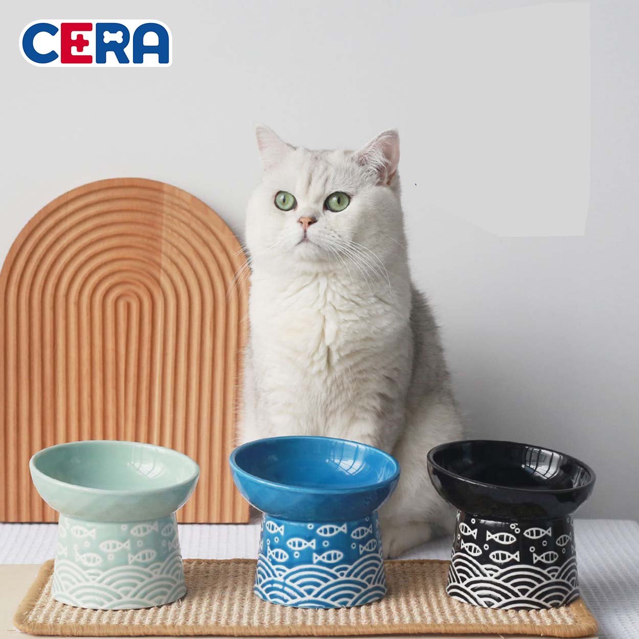 Bát Ăn Sứ Đế Cao Cho Chó Mèo Nhỏ - Bát Ăn 060