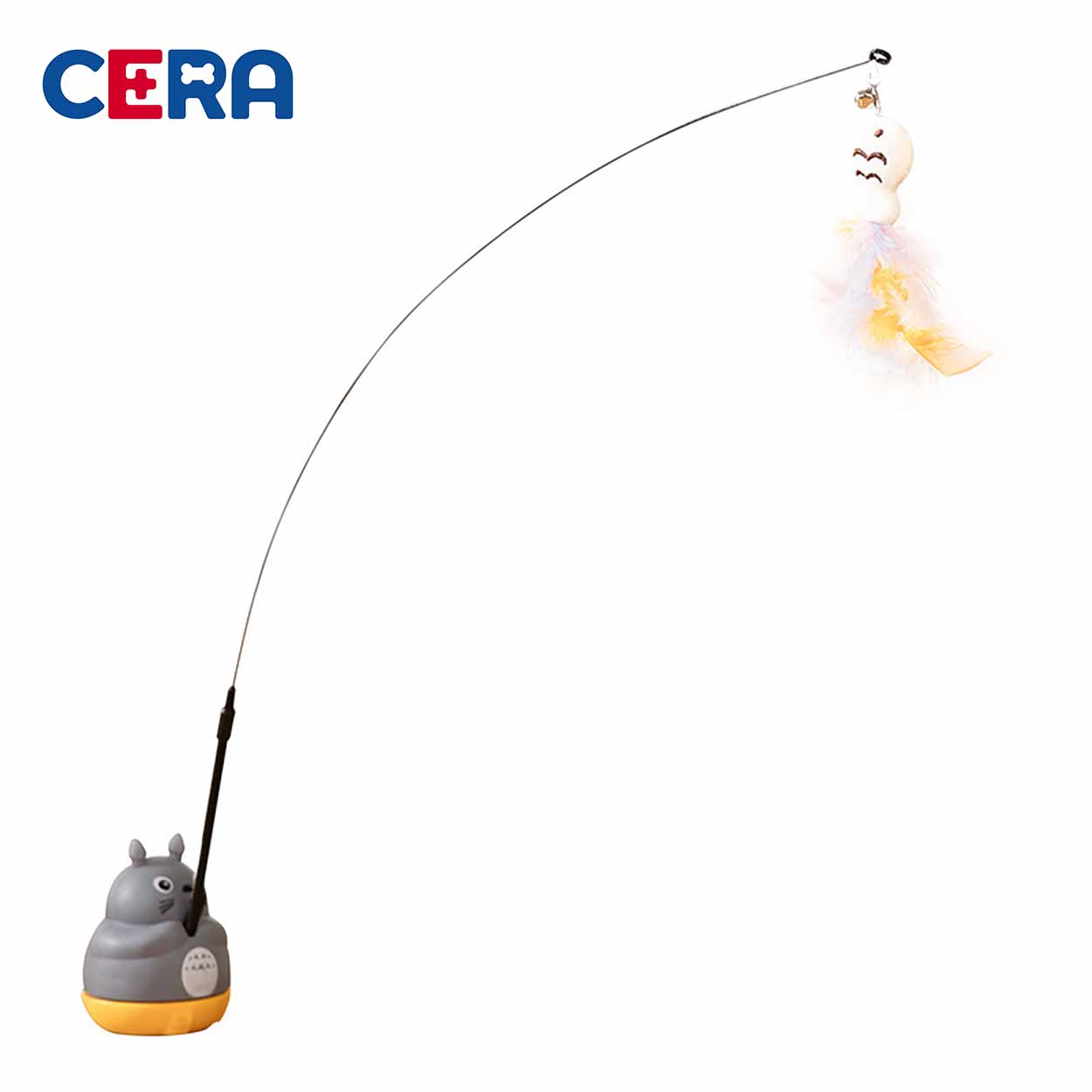 Đồ Chơi Cần Câu Hít Đất Cho Mèo - Cần Câu 003