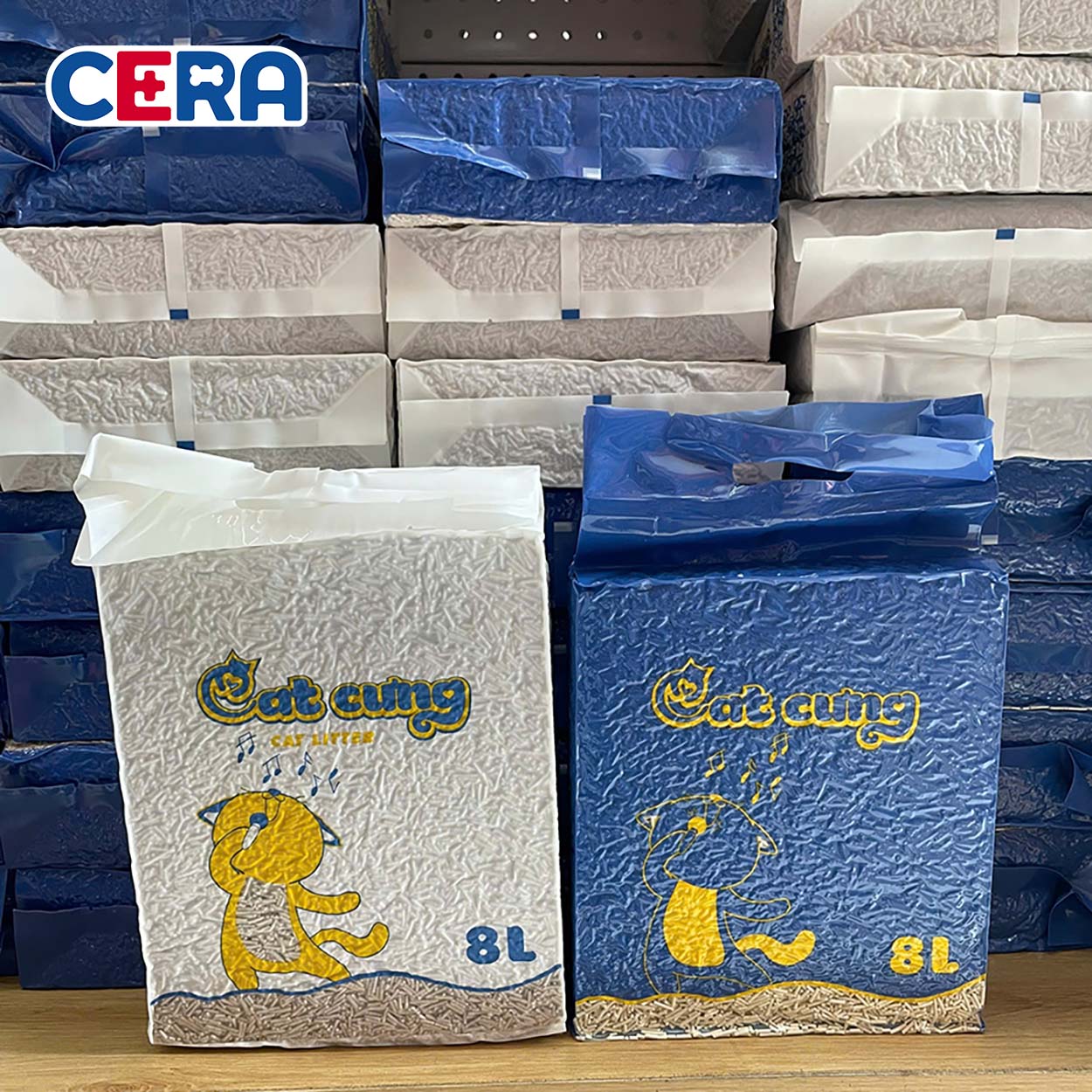 Cát Đậu Nành Cho Mèo Cat Cưng - Tofu Cat Litter 6L (2.5 Kg)