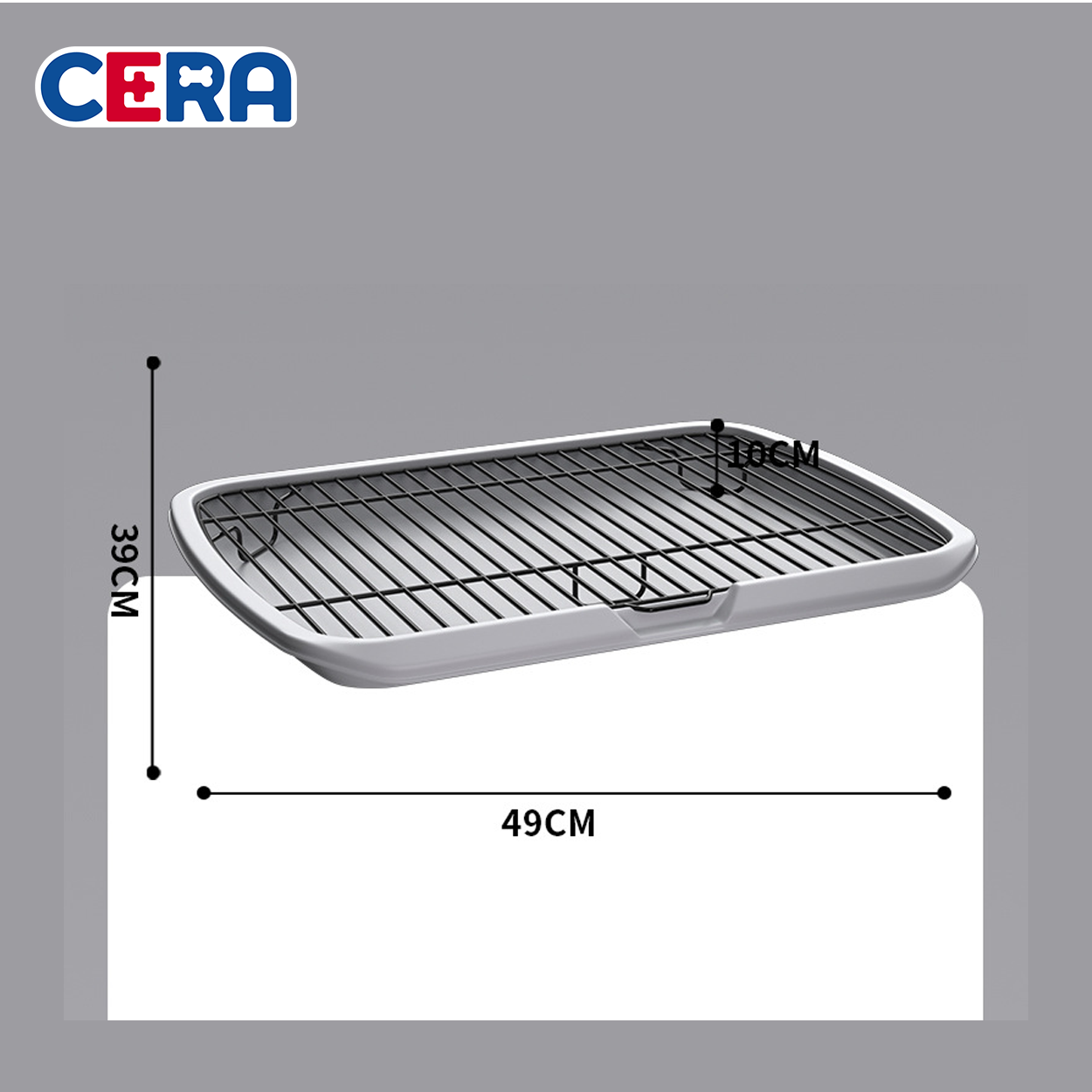 Khay Vệ Sinh Chó Cao Cấp Tách Rời Kèm Khay - Khay Chó 003 Size S (48 cm)