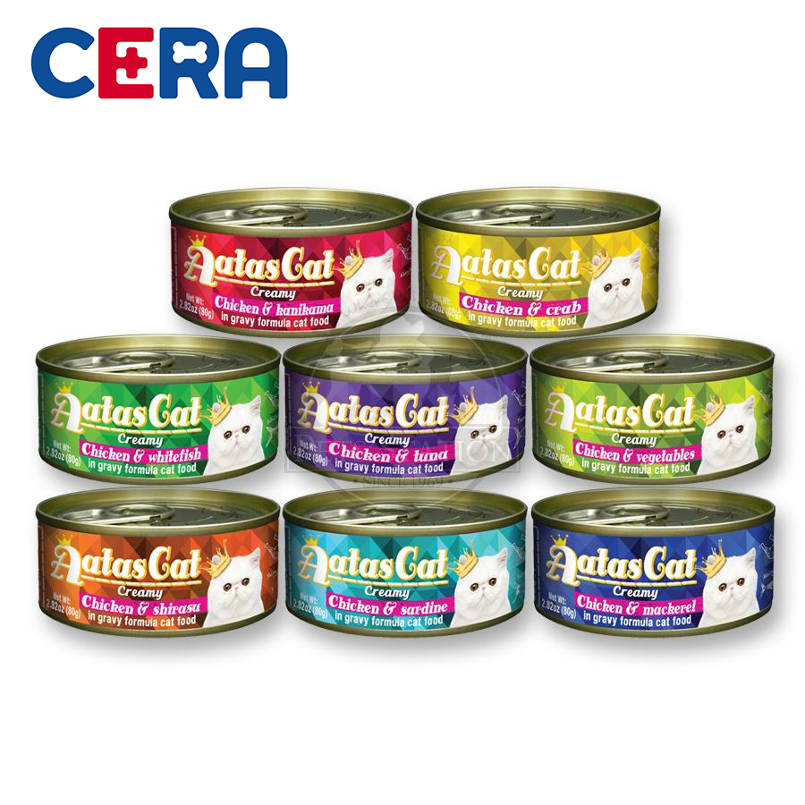 Pate Dinh Dưỡng Cho Mèo - Pate Aatas 60gr Nhiều Vị
