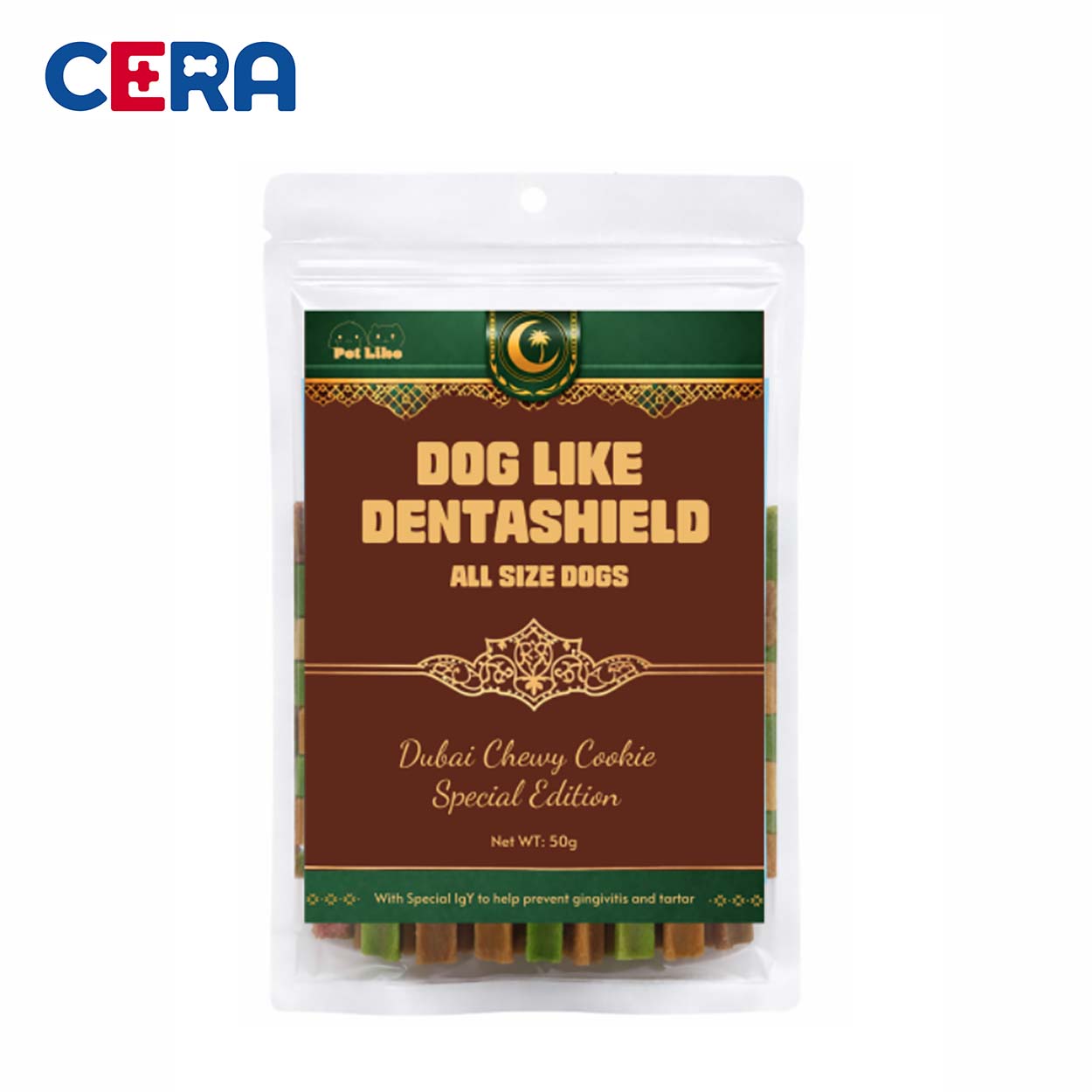 Snack - Bánh Thưởng Sạch Răng Cho Chó - Dog Like Dentashield 50g
