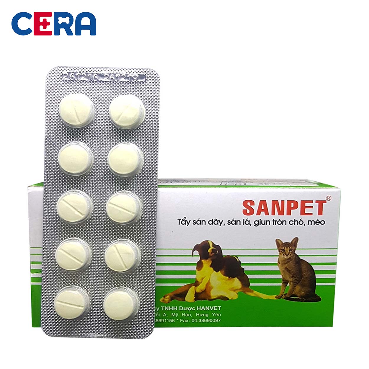 Sổ Giun Chó Mèo - Hanvet Sanpest