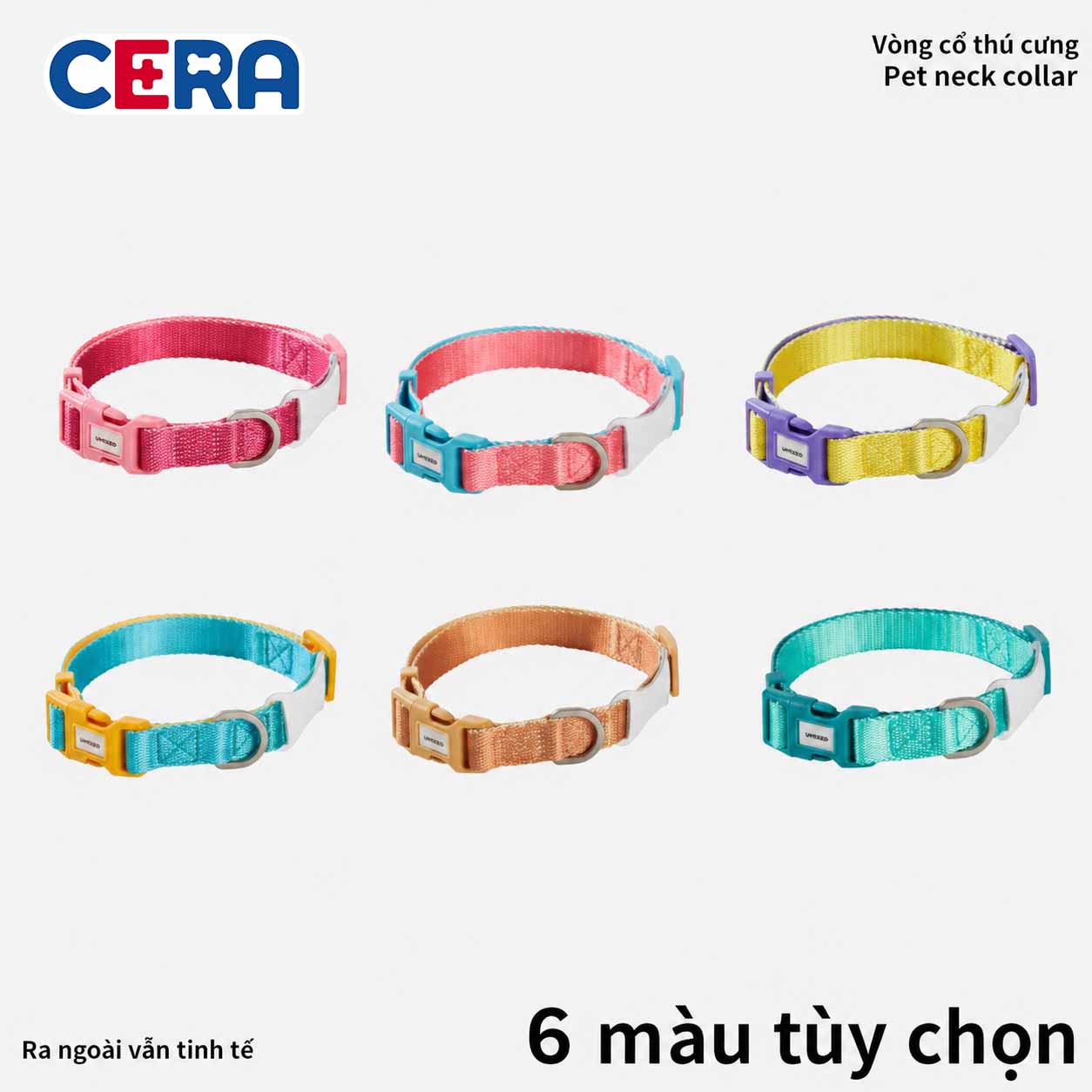 Vòng Cổ Vải Cao Cấp Cho Thú Cưng - Vòng Cổ 036