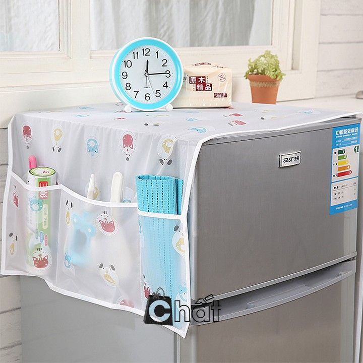 Tấm Phủ Tủ Lạnh Tiện Dụng Xinh Xắn