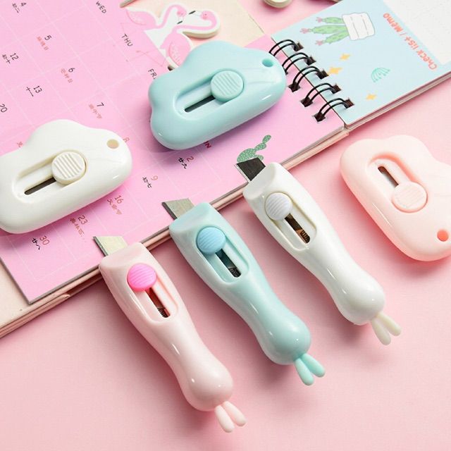 Dao rọc giấy kiểu dáng cute - Tai thỏ