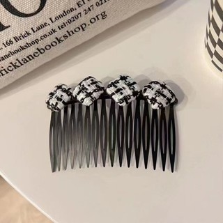 Xược ghim cài tóc con đính nút vintage thời trang cho nữ - VUÔNG