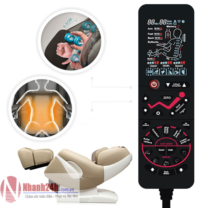 Ghế massage toàn thân Maxcare Max-686plus