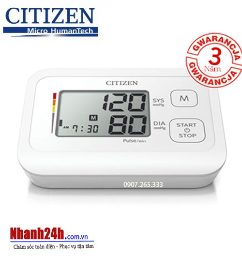 Máy đo huyết áp bắp tay Citizen CHU-304