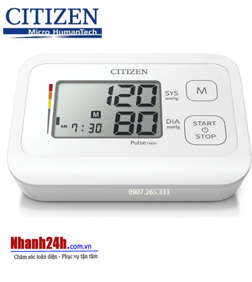 Máy đo huyết áp bắp tay Citizen CHU-304